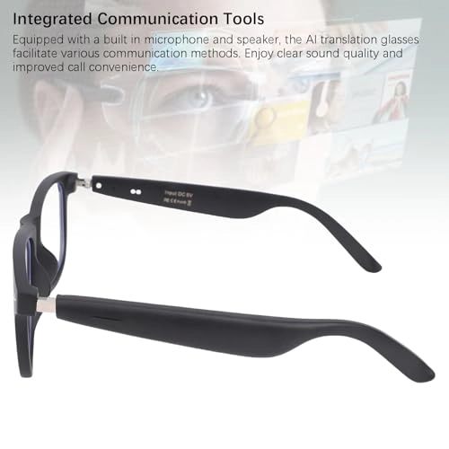 AI Smart Glasses - 100+ languages Bluetooth 5.3