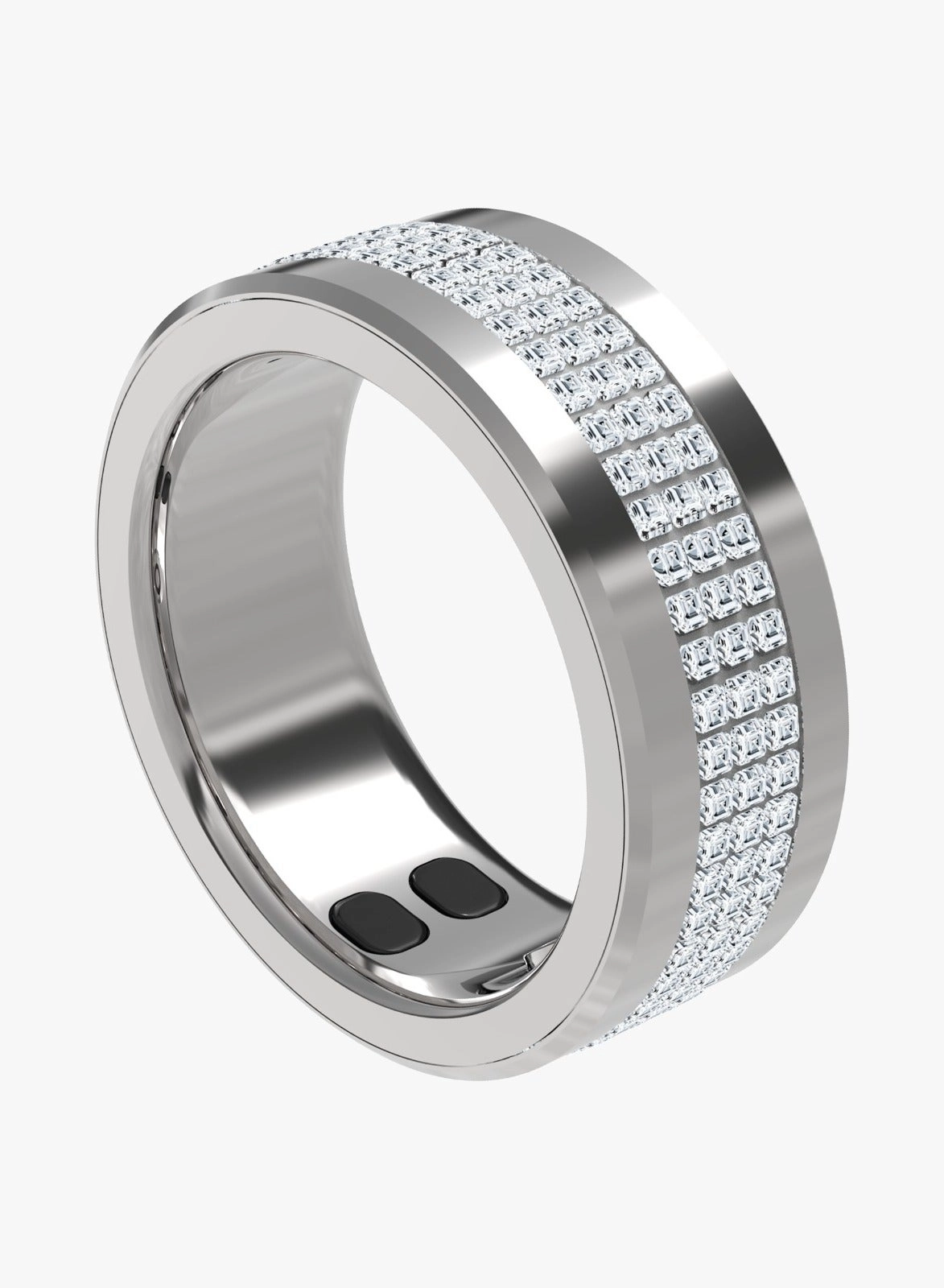 Porodo Jewels Smart Ring - L 19.1mm Silver 5 Days