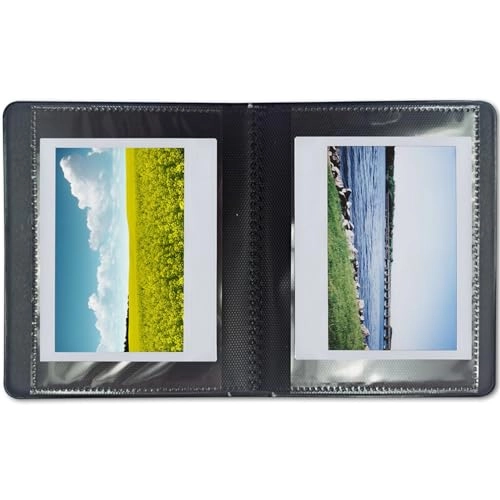 Color Film for 600 - 8 Sheets + Photo Album for Wide Prints - Holds 32 Photos + Cleaning Cloth