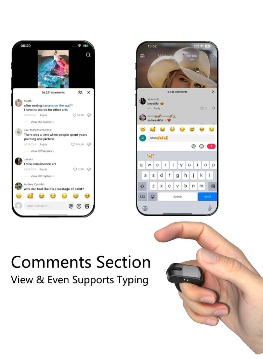 Smart Scrolling Ring - Bluetooth