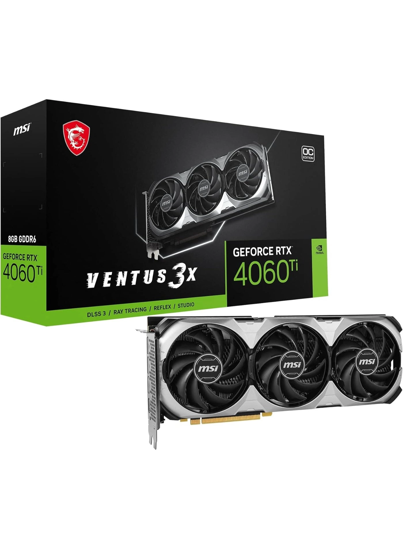 GeForce RTX 4060 Ti VENTUS 3X 8G OC - 8GB