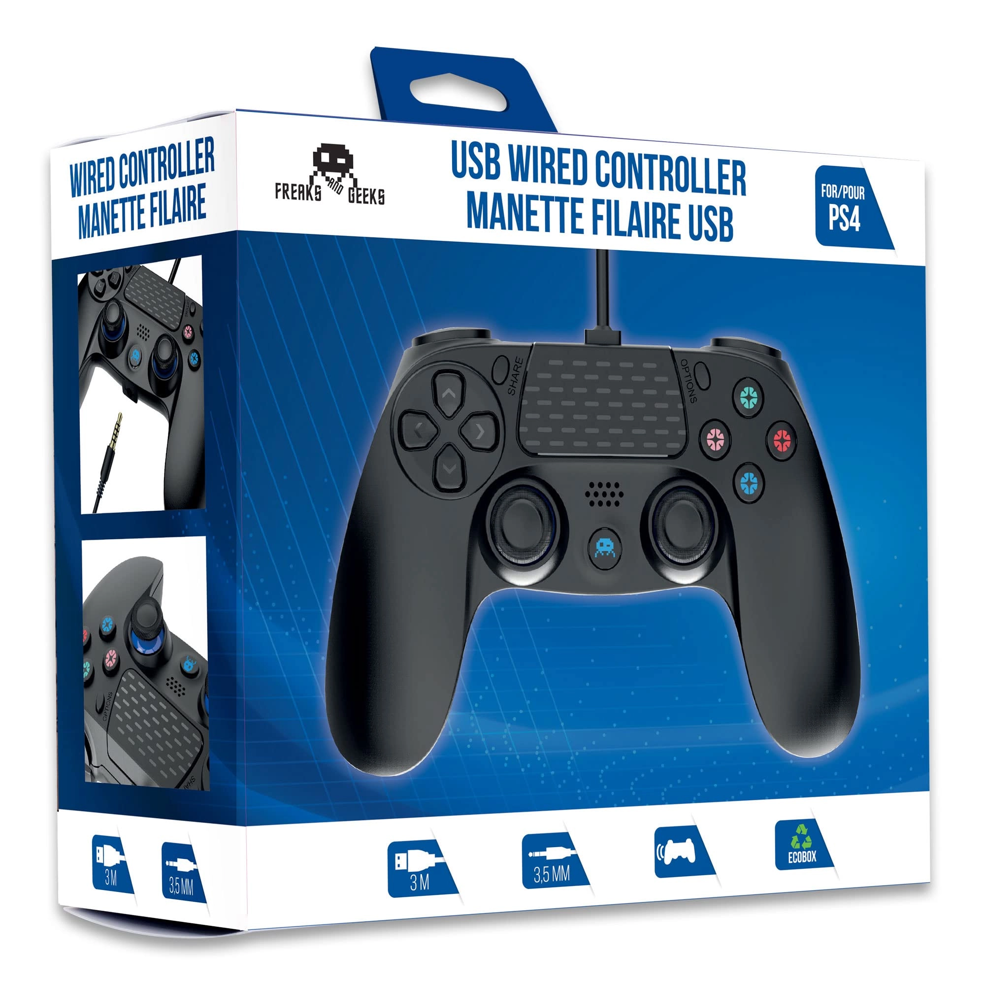 Freaks and Geeks MANETTE FILAIRE PS4 - NOIR