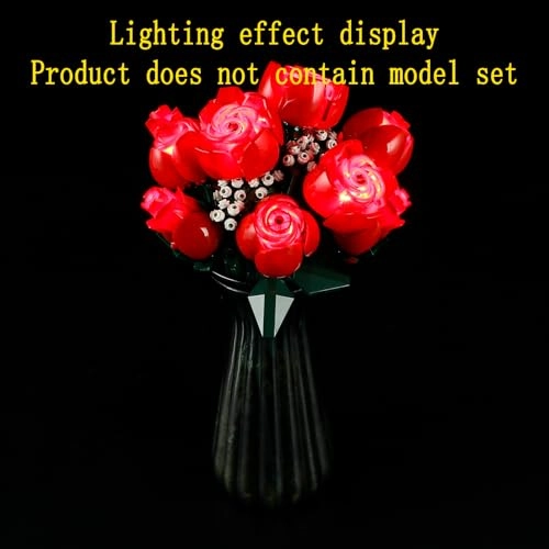LED Light Kit for LEGO Bouquet of Roses 10328 - USB powered