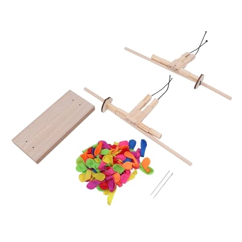 Funny Wooden Balloon Man Battle Game - 1 Count (Leftwei6eqtgnkboj)