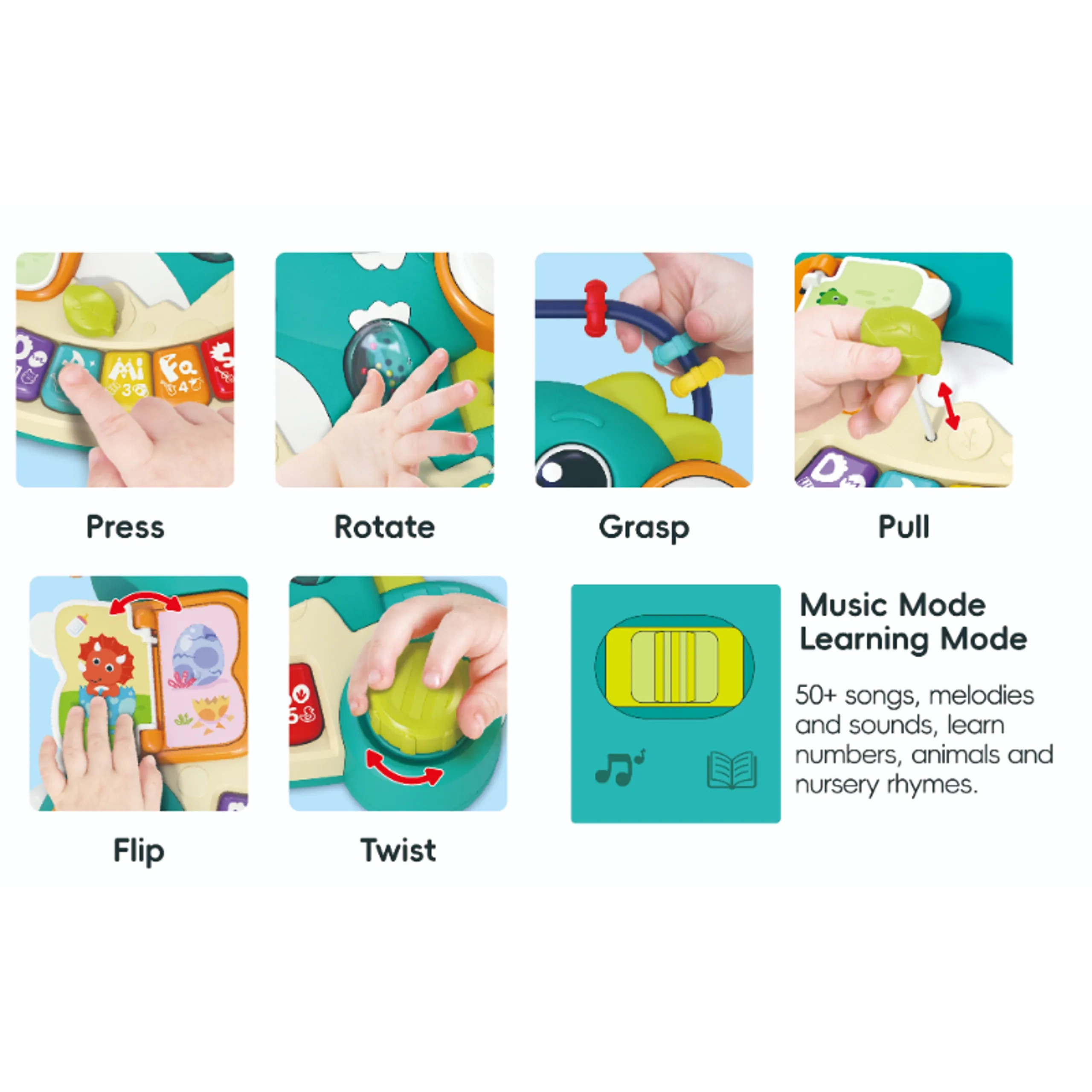 2-In-1 Discover Dinosaur - Suitable for 6 to 36 months
