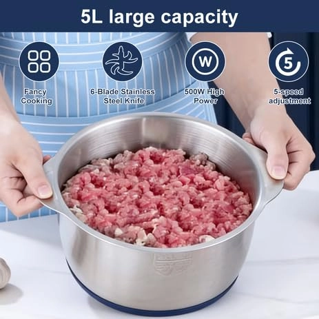 Electric Kitchen Chopper - 5 L