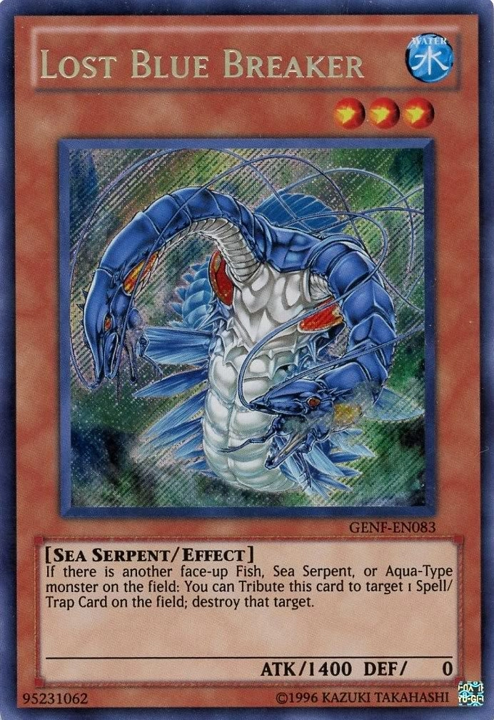 Yu-Gi-Oh! Lost Blue Breaker GENF-EN083 - Generation Force Unlimited Edition Secret Rare