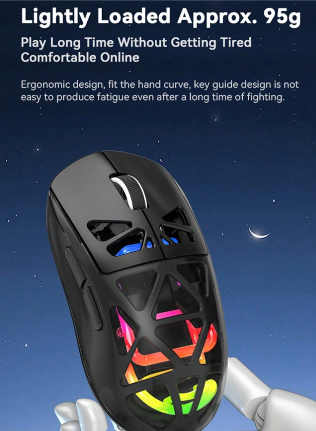 FREEDOM-WOLF X8 Gaming Mechanical Mouse - Wireless