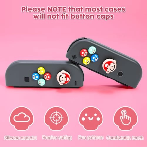 Cute D-Pad Button Caps - Nintendo Switch, Nintendo Switch Lite