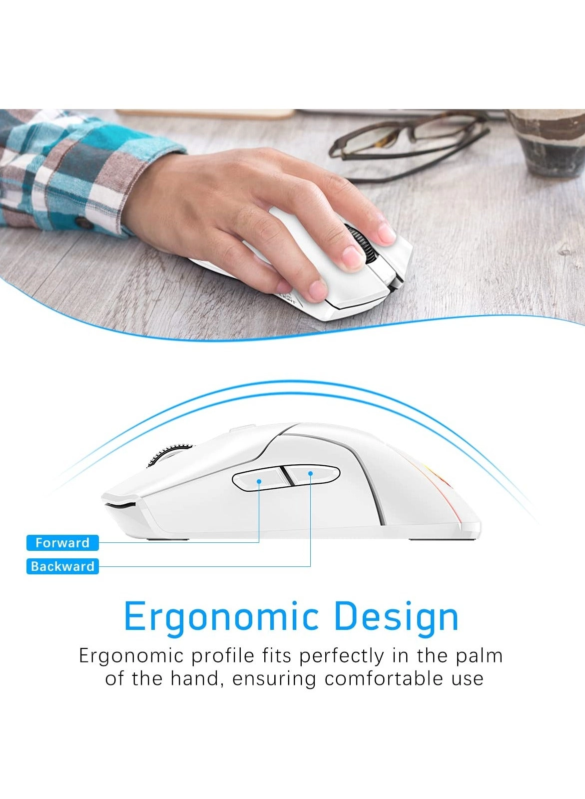 Wireless Gaming Mouse - Bluetooth 2.4G