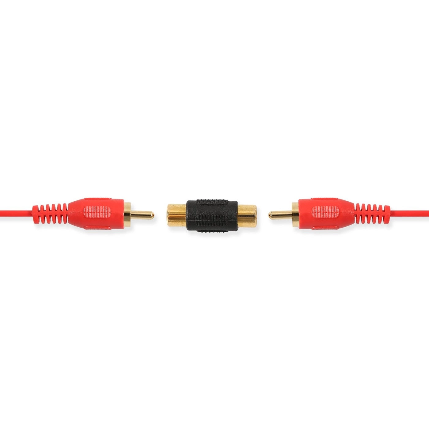 RCA Female to Female Coupler - 10 Pack Gold