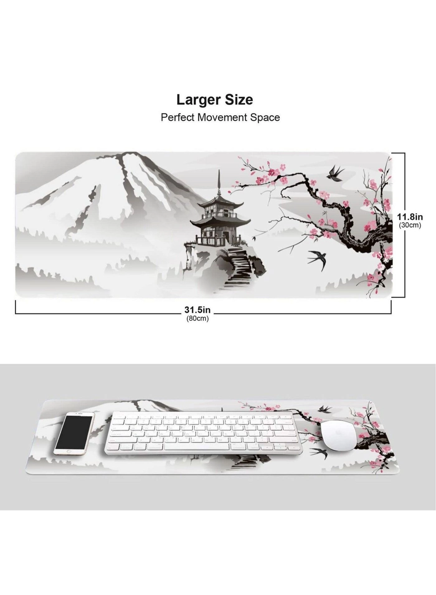 WK4862B Gaming Mouse Pad - 80x30 cm