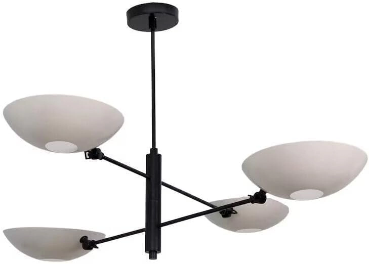 4 Light Pendant Mid Century Sputnik Ceiling Light Fixture