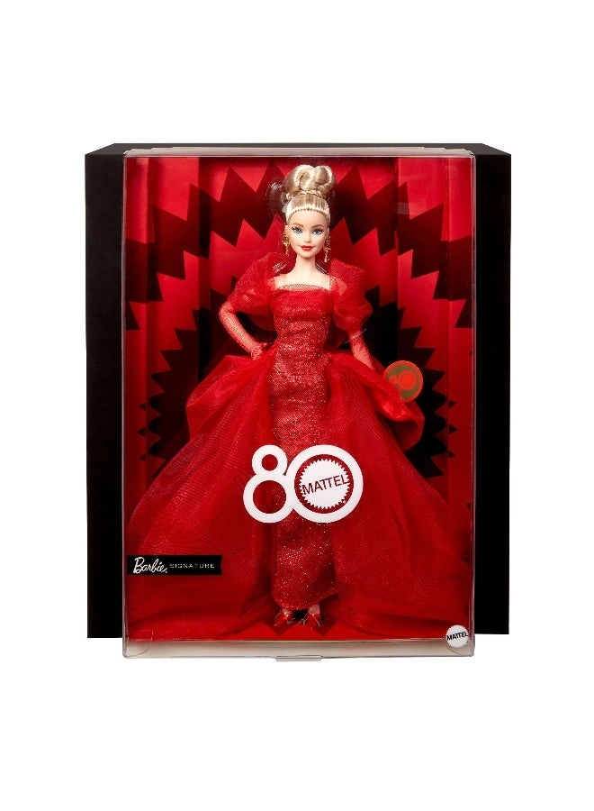 Barbie 80Th Anniversary - Ruby Red Collectible Ages 3+