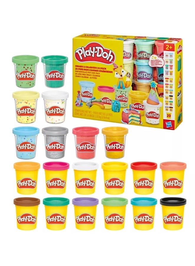 Hasbro, Inc. Create & Celebrate Modeling Compound - 57g 20 pcs.