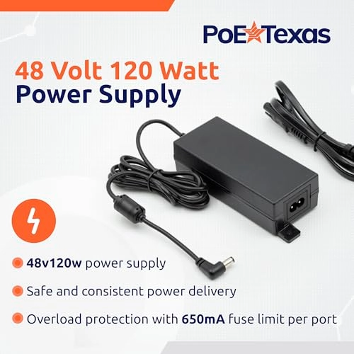POE-24-48v120w - 802.3af 10/100