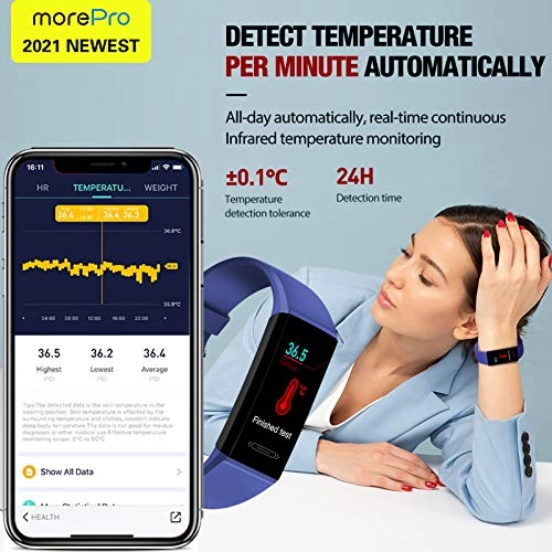 V100S - 0.96-inch Color Screen Heart Rate Blood Pressure