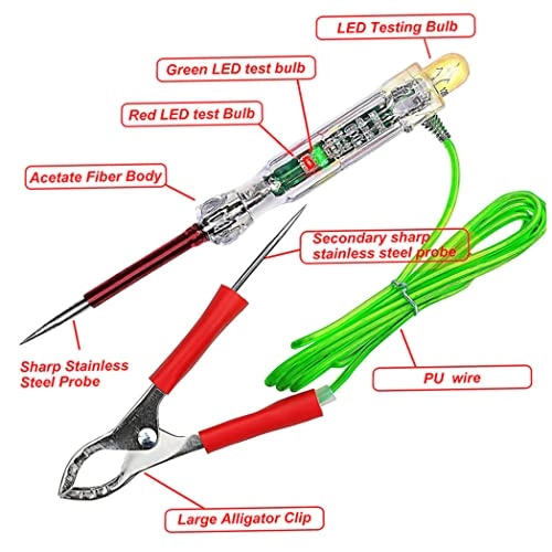 Circuit Tester - LED Voltage Probe Dual Probe