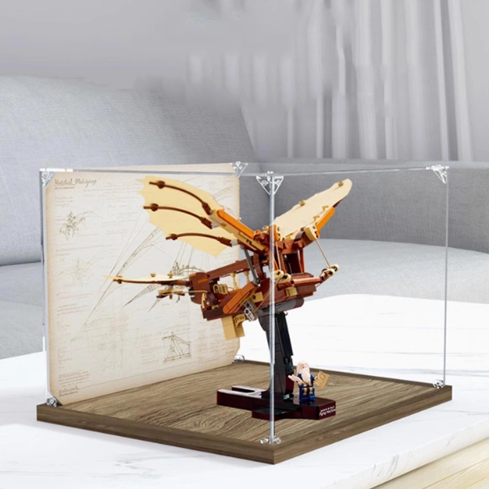 Display Case for LEGO 10363 Flying Machine - Acrylic