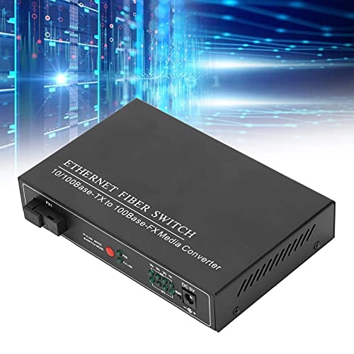 Gigabit Ethernet Switch, Long Distance Transmission Ethernet Fiber Switch TBC-MC3414ES20A 100-240V Ethernet for Rackmount for Wall Mount(#3)