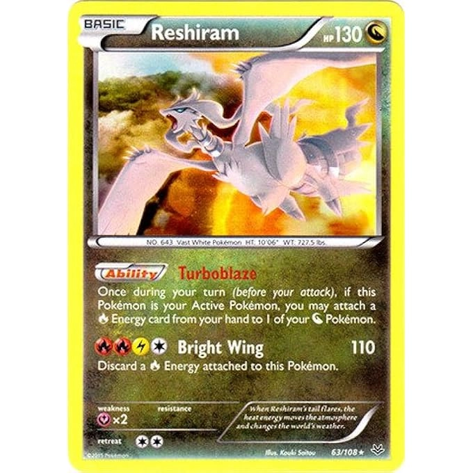 Reshiram 63/108 - English