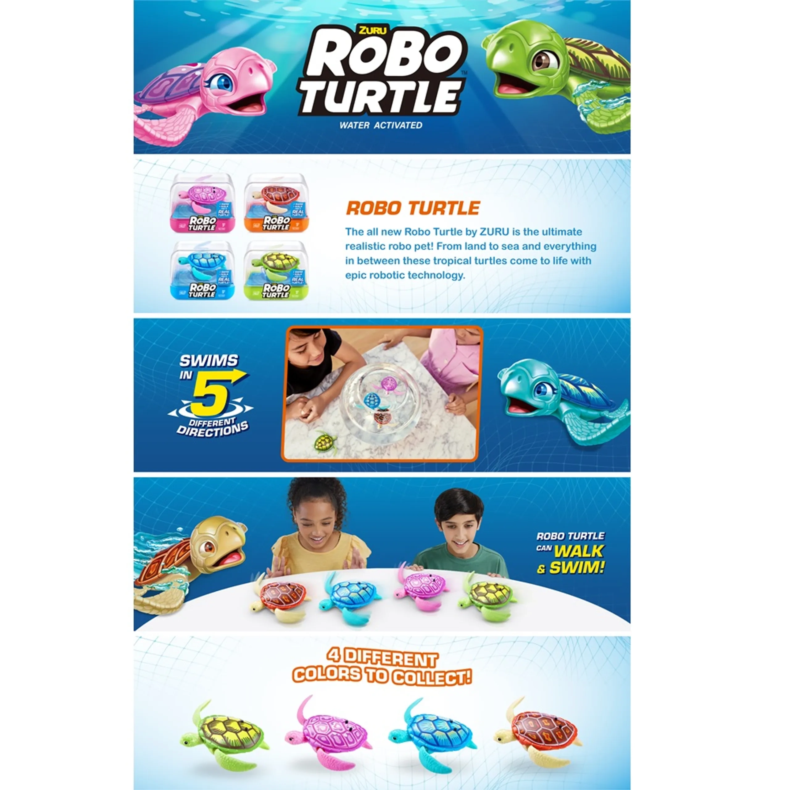 Robo Turtle - Swimming Turtle