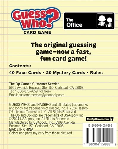 Guess WHO® Card Game: The Office