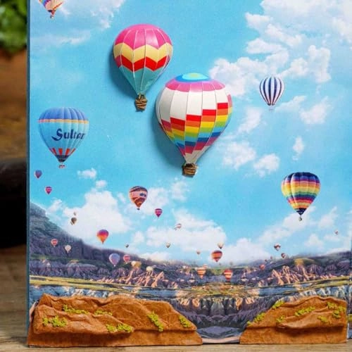 DIY Wooden Miniature House - N-002 hot air balloon
