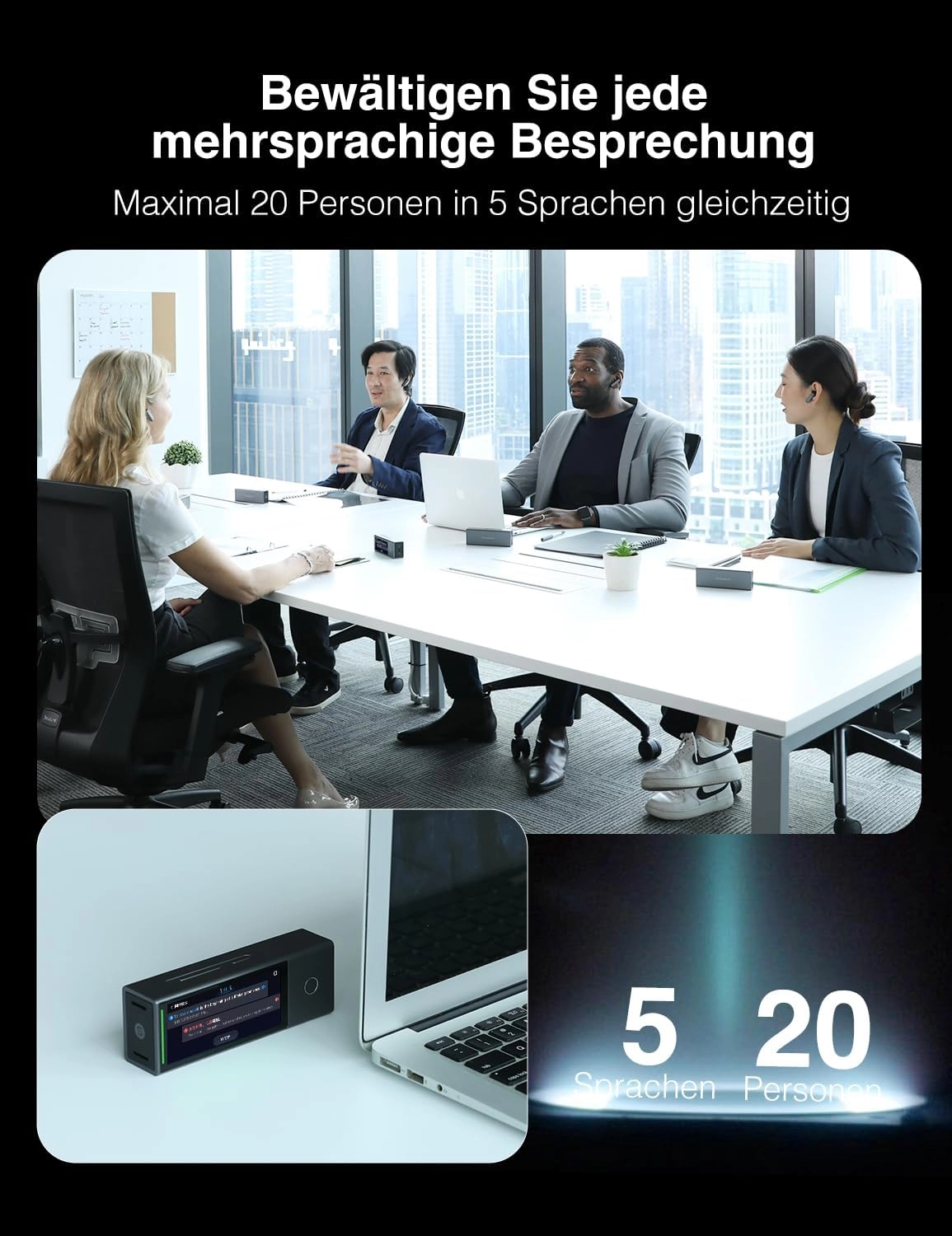 Timekettle X1 AI Interpreter Hub - 40 Languages