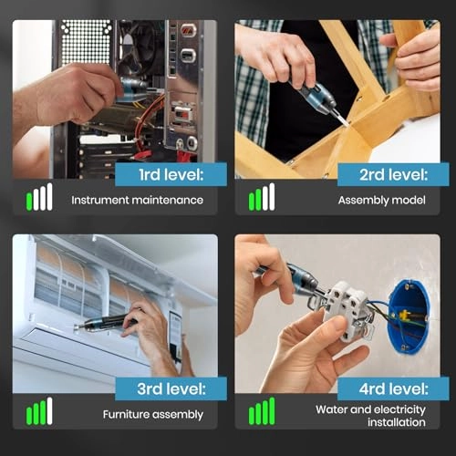 Electric Screwdriver - 105pcs 3.6V Cordless