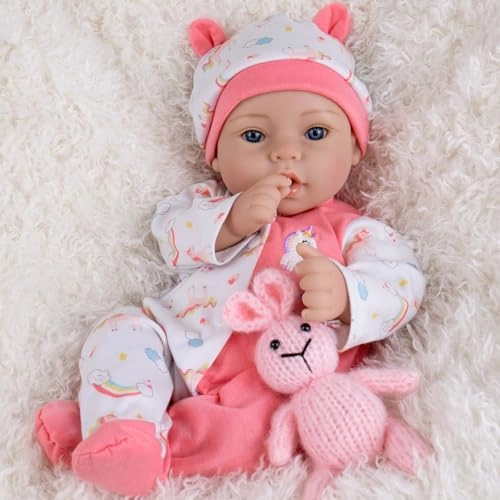 Aori Reborn Baby Doll - 18 inch Newborn Girl Pink Outfit Ages 3+
