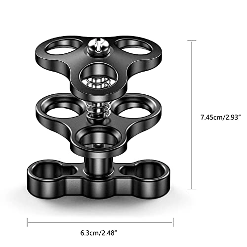 Seafrogs Ball Clamp Mount - Aluminum 360 Degree