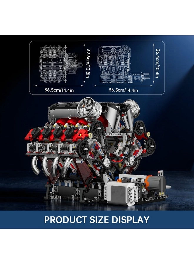 V8 Engine - 2718 pcs for ages 14+
