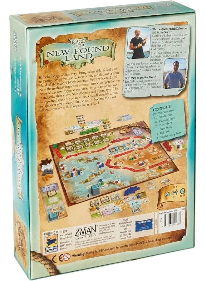 Z-Man Games Race to the New Found Land - Strategy game