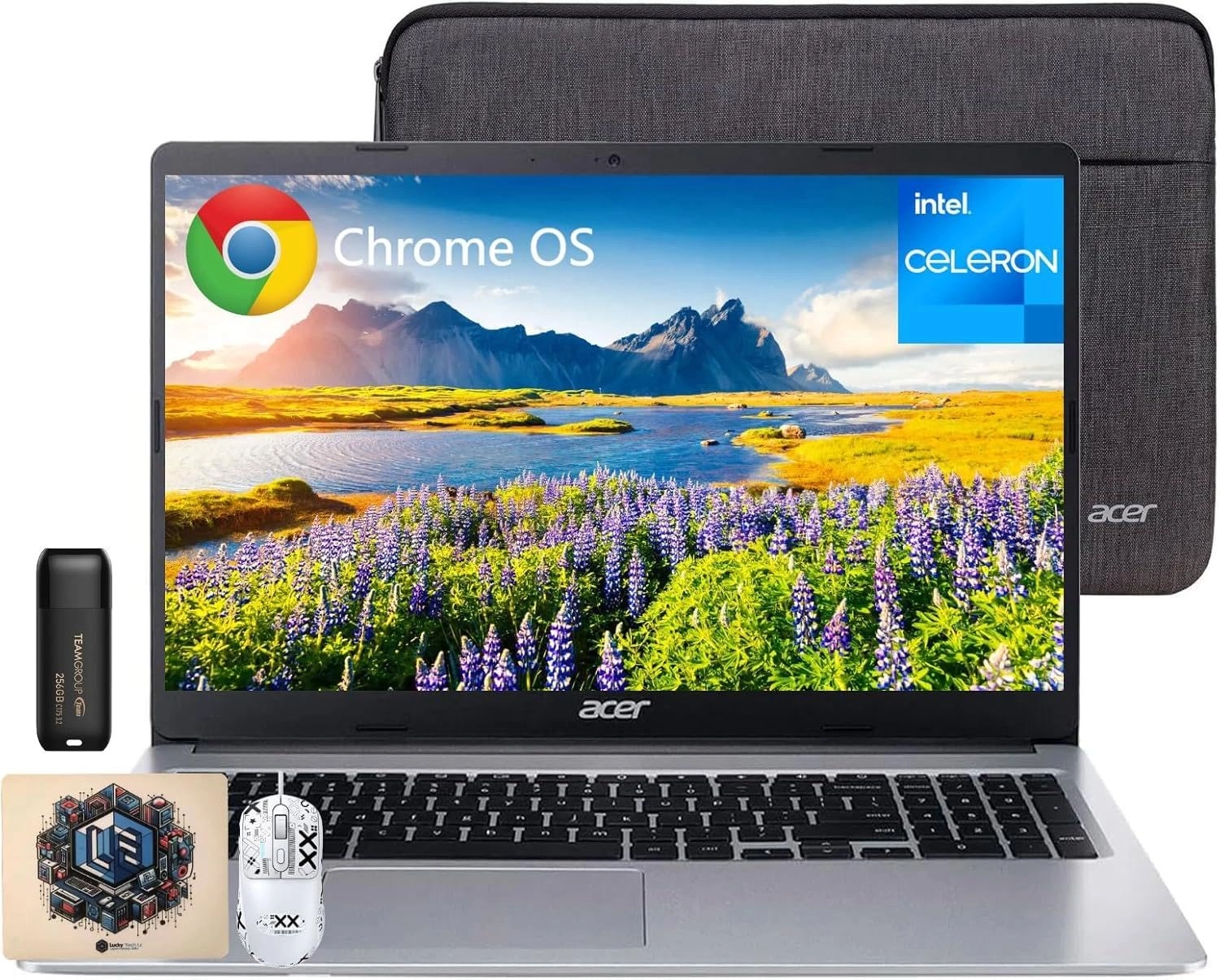 Chromebook 315 CB315-3H-C69K - 15.6'' Celeron N4020 4GB DDR4 64GB eMMC