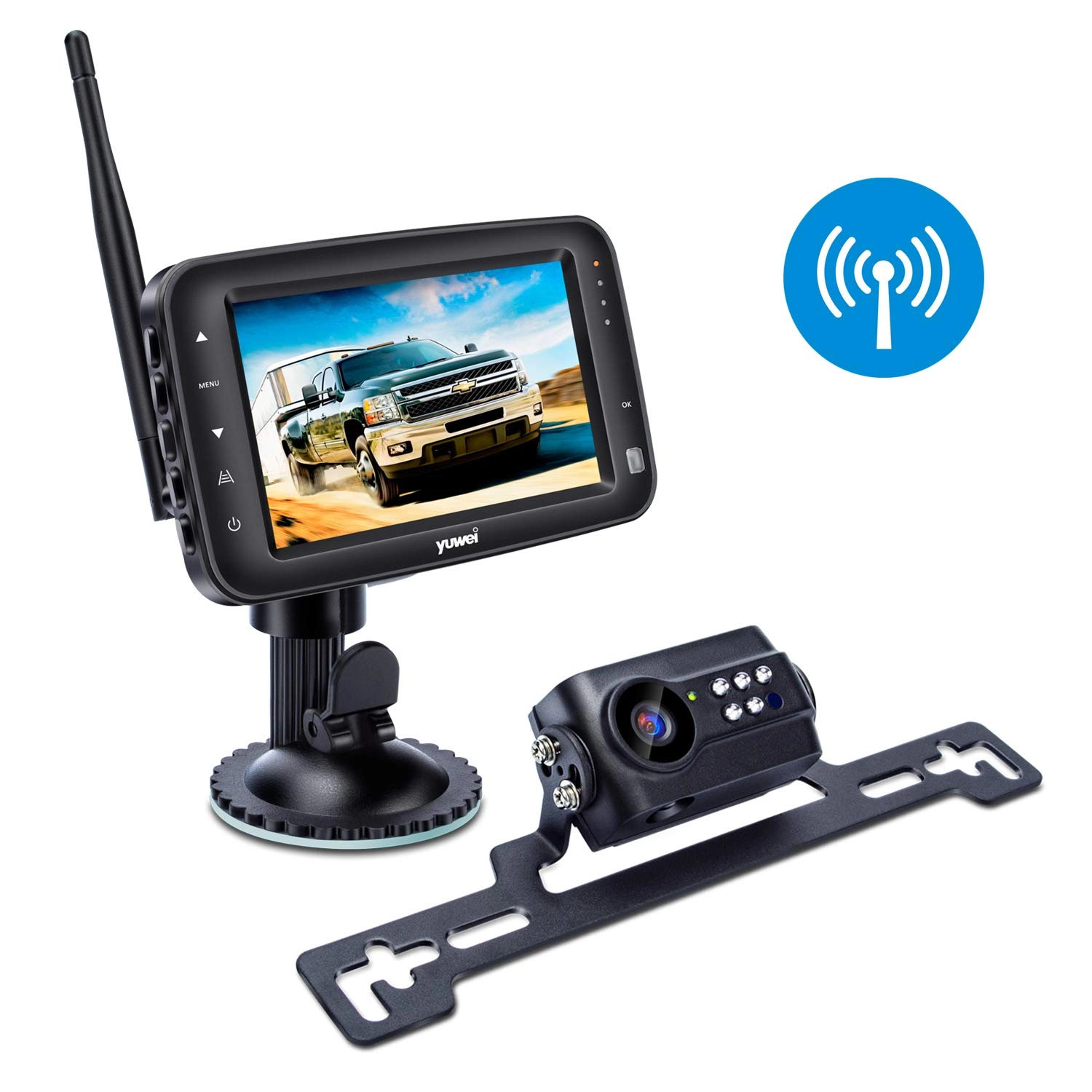 Digital Wireless Backup Camera System - Night vision Wireless