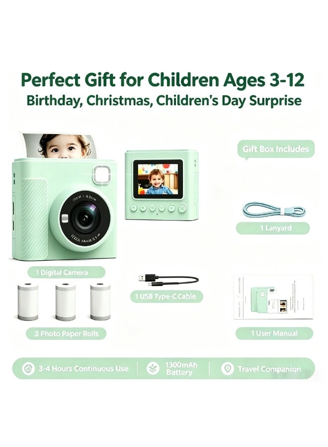 Portable Children's Camera - 100MP 1080P 2-inch IPS