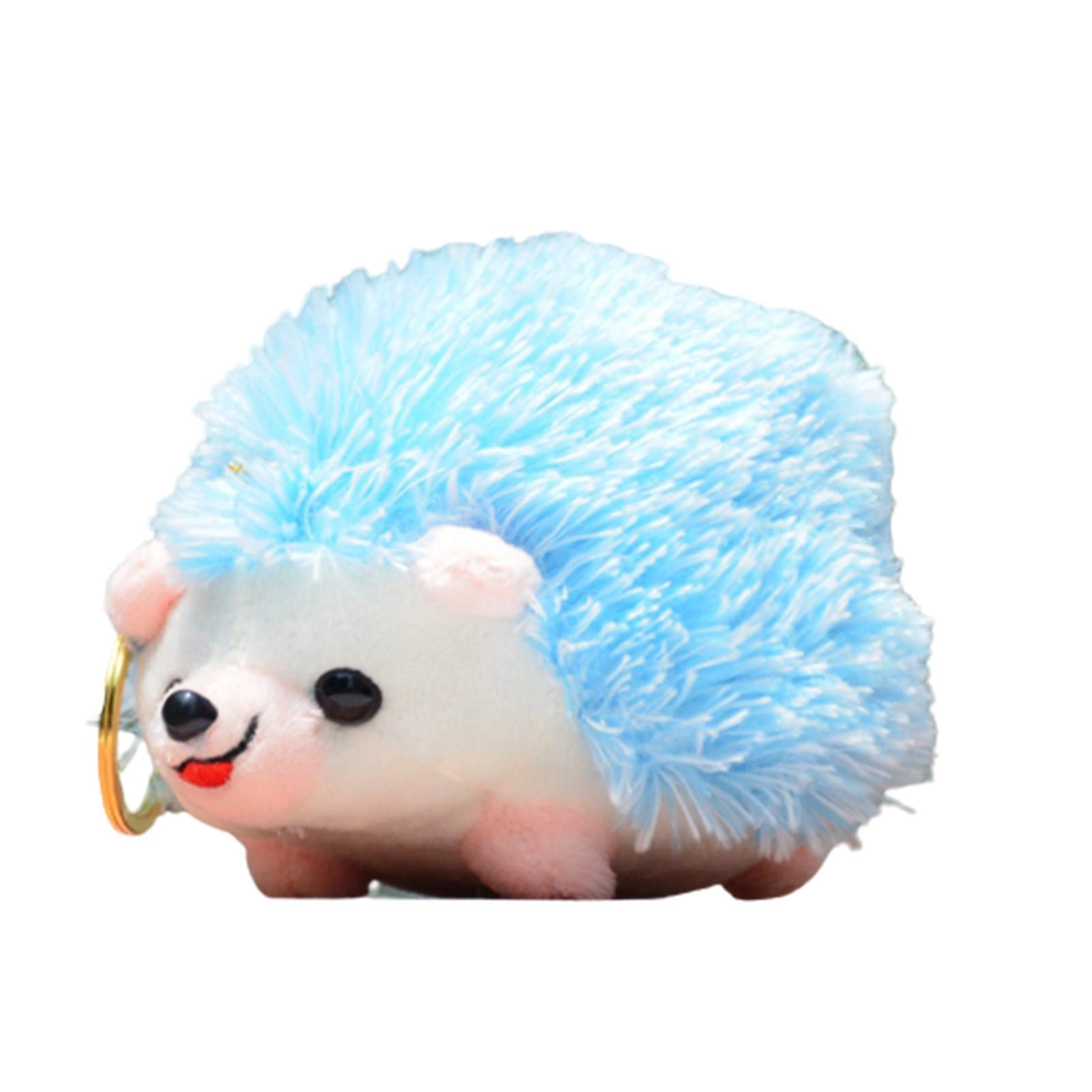 XTGHL Hedgehog Mini Cute Cartoon 12 cm Plush - Hanging Keychain Light Green