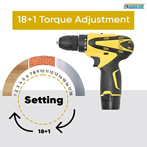 Cordless Drill Driver Kit - 1200mah/ 1500mah 12v dc