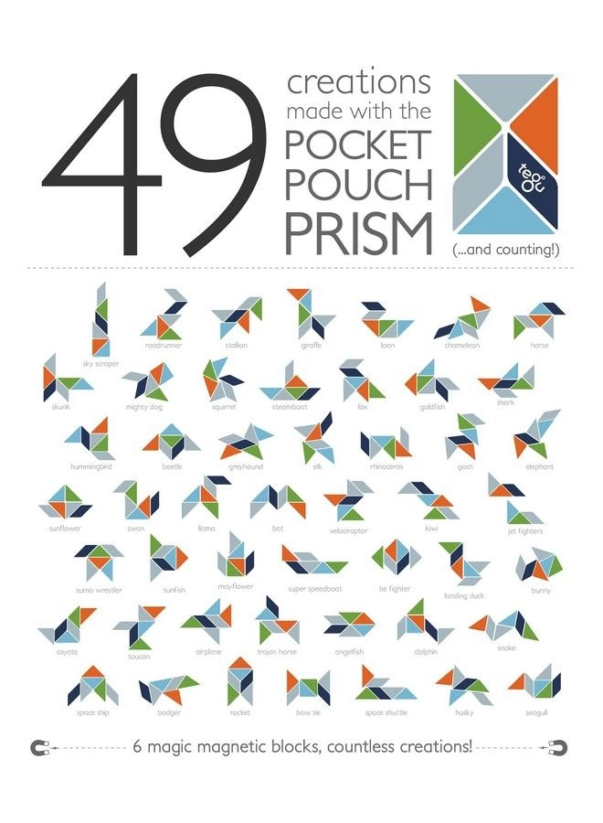 Pocket Pouch Prism - 6pcs