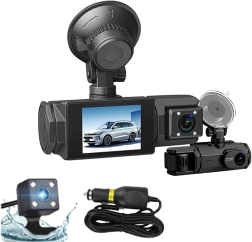 Three-lens driving recorder - 1080P 30FPS