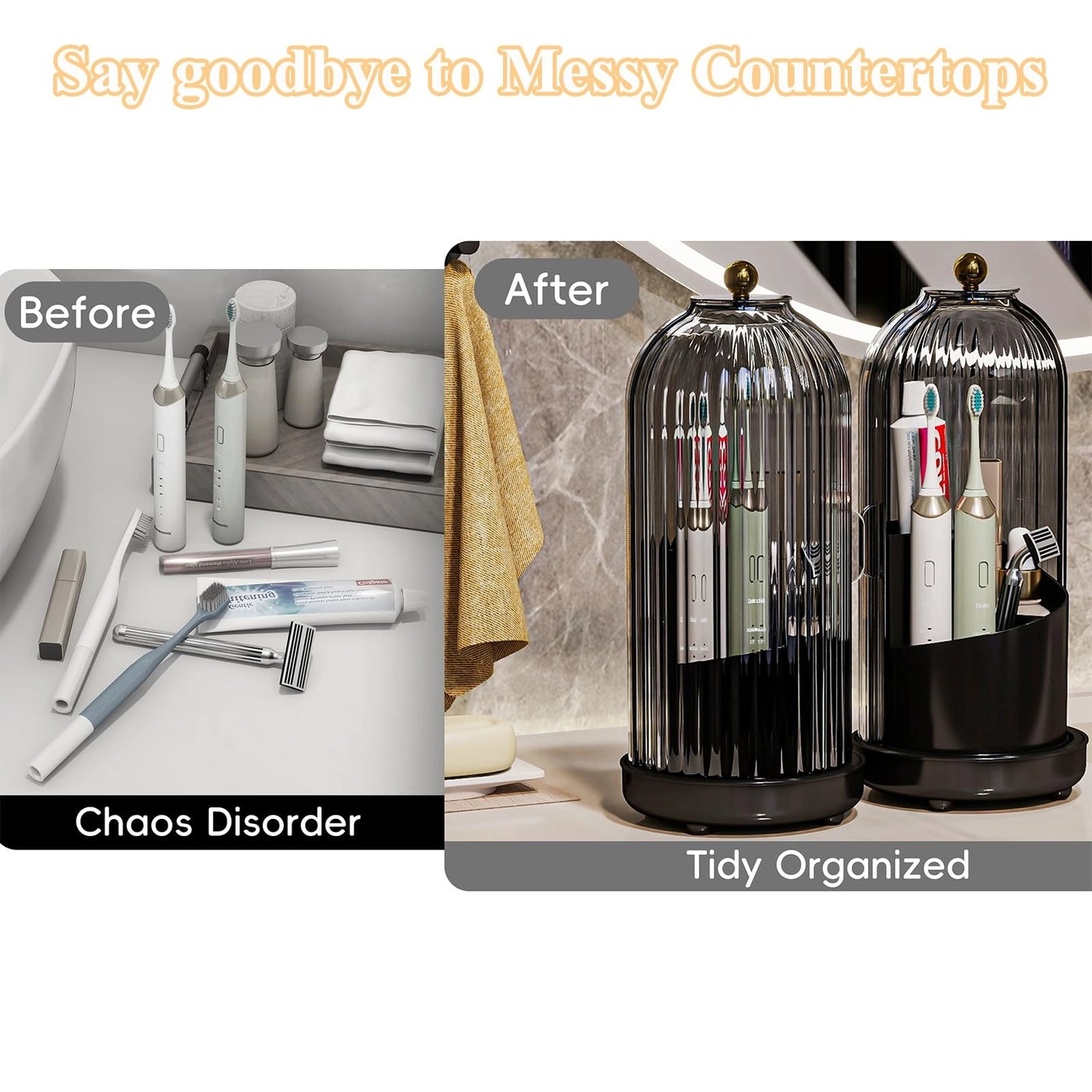 Dustproof Toothbrush Holder