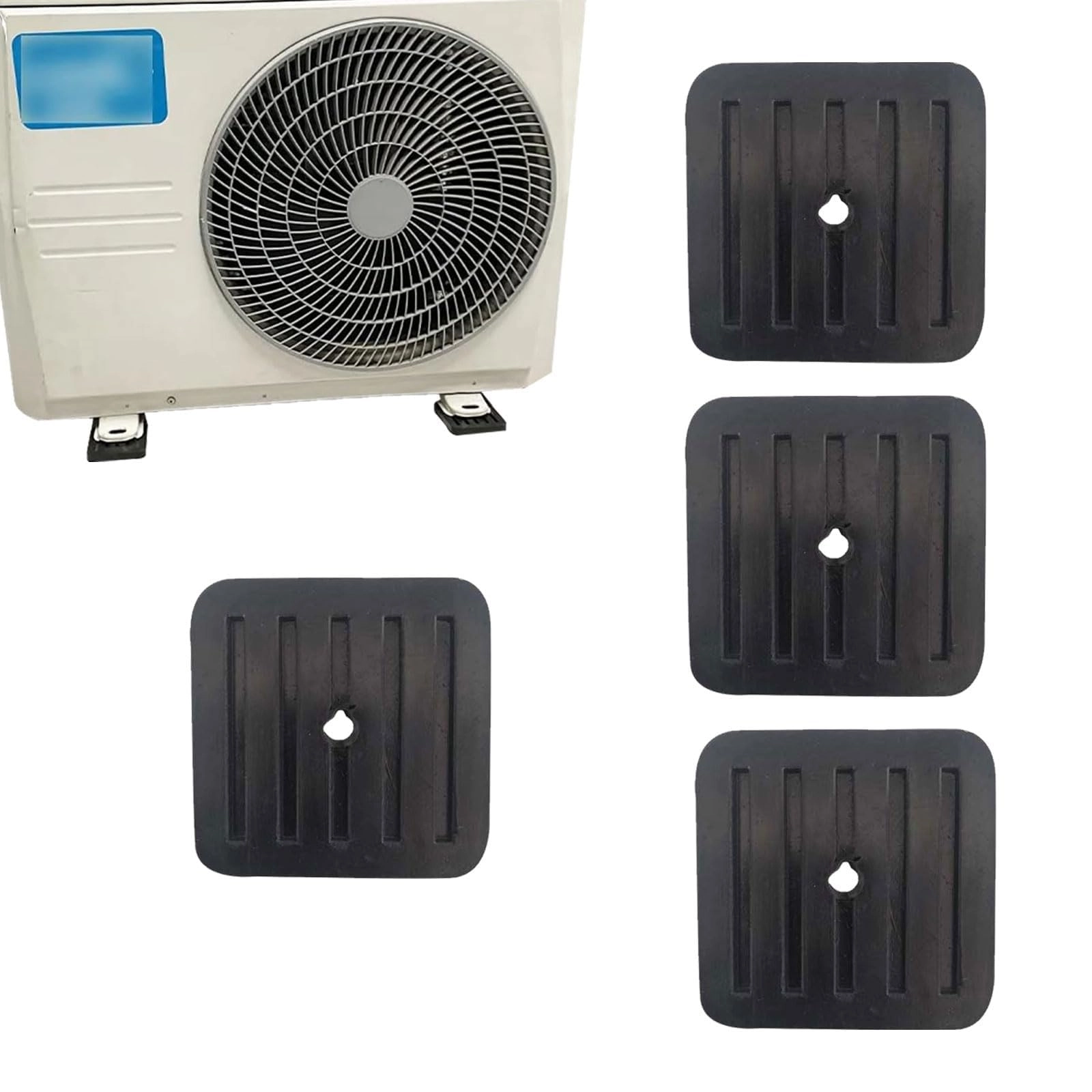 KASTWAVE Mini Split Anti-Vibration Pad - Air Conditioners Mini Split Units Compressors Washing Machines Sofas Beds