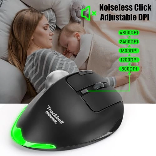 Wireless Trackball Mouse - USB