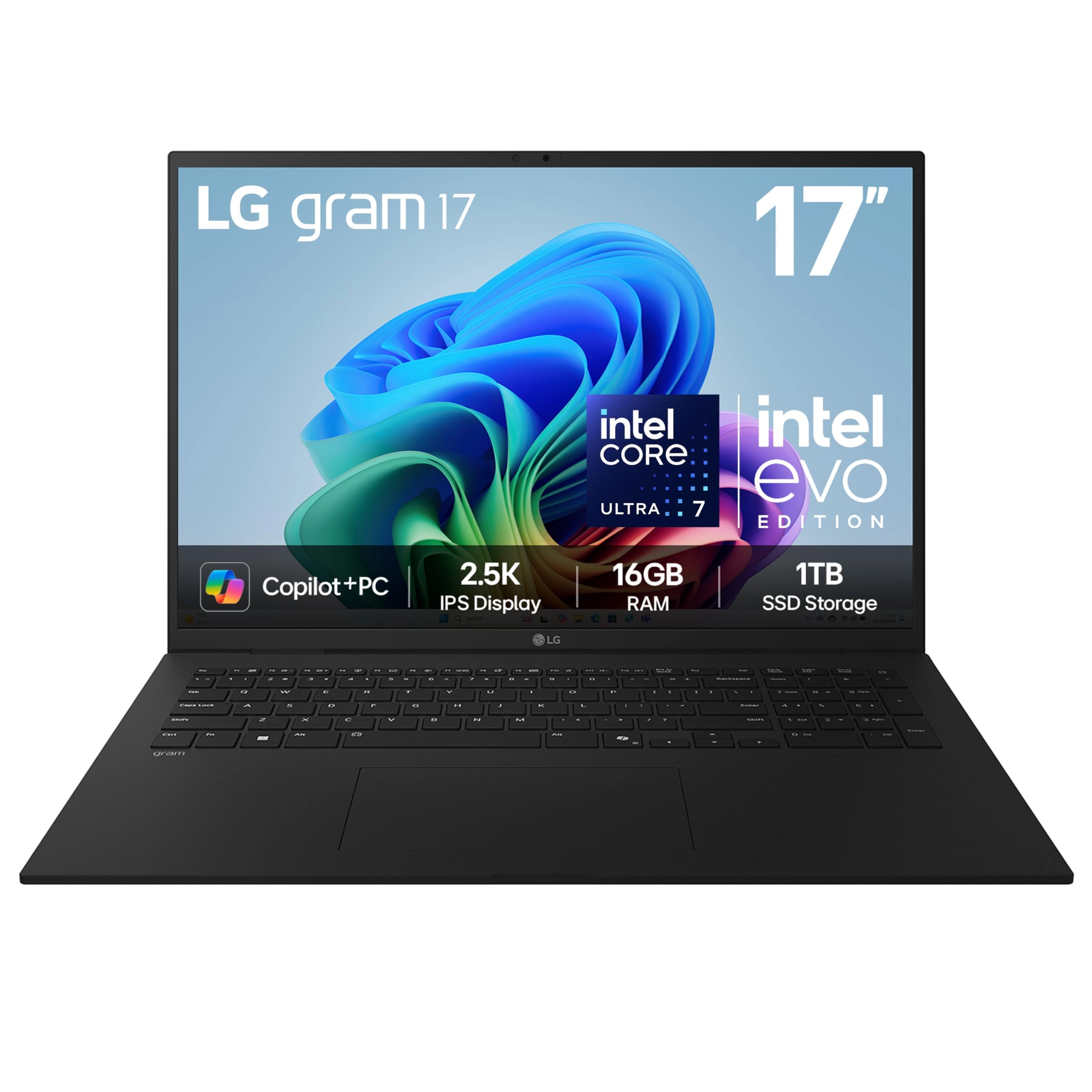 LG gram 17Z90TL - 17'' Core Ultra 7 256V 16GB DDR5 1TB SSD
