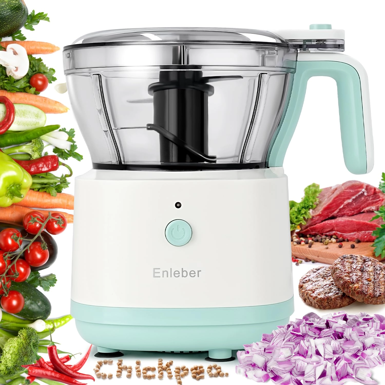 Enleber Food processor - 7-cup