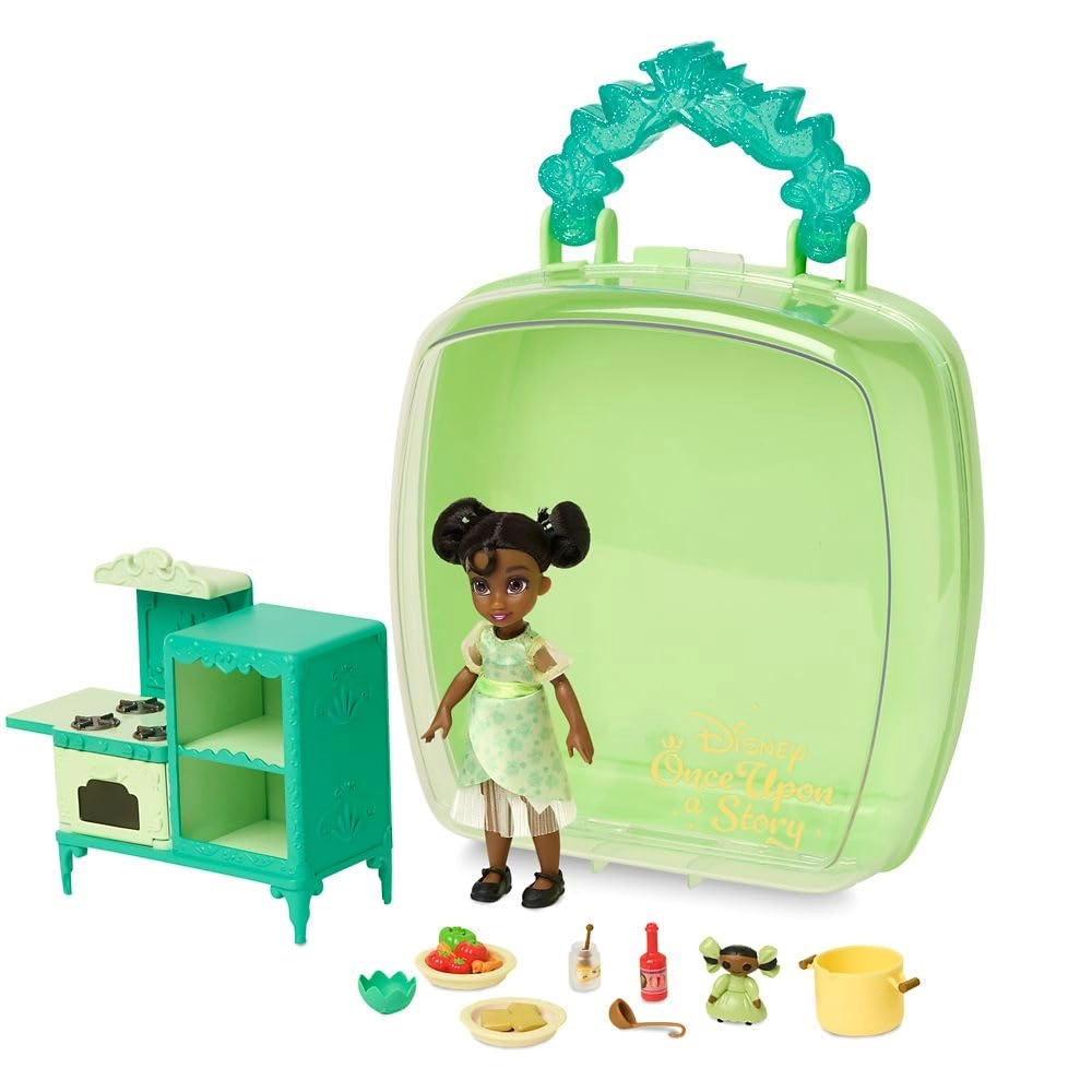 Disney Store Tiana Mini Doll Playset - 5 Inch Once Upon a Story Ages 3+