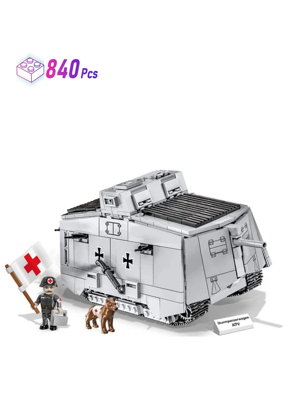 COBI Sturmpanzerwagen A7V - 840 pcs