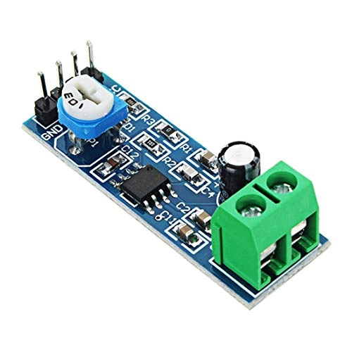 LM386 Mono Audio Amplifier Module - 5V-12V 10K Adjustable