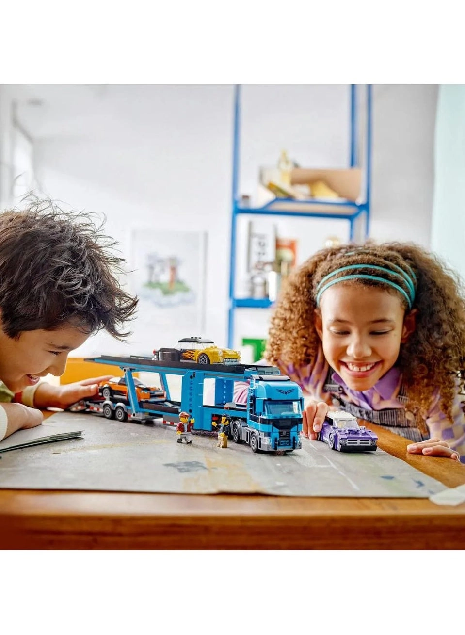 City Car Transporter Truck with Sports Cars (60408)